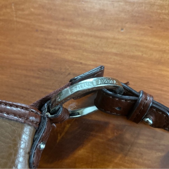 Etienne Aigner Tapestry Purse Handbag Shoulder/Crossbody Bag - Picture 9 of 13